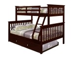 Twin Over Full Bunk Bed With Storage