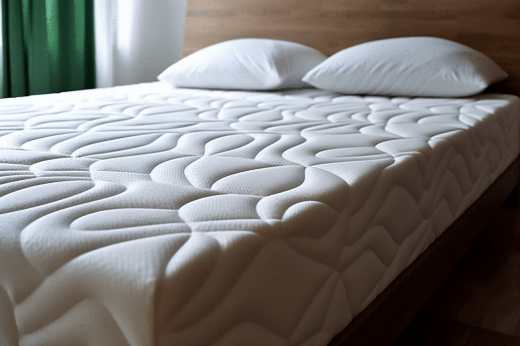 A picture of a memory foam mattress