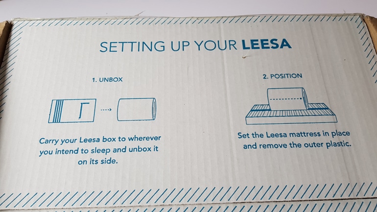 A bed-in-a-box solution from Leesa