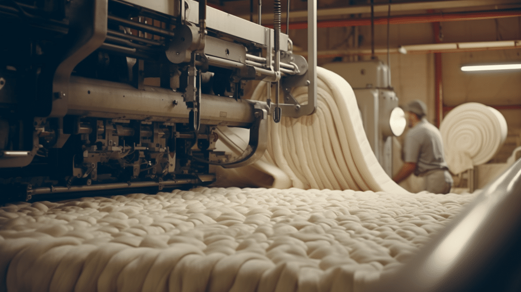 The process of making a mattress