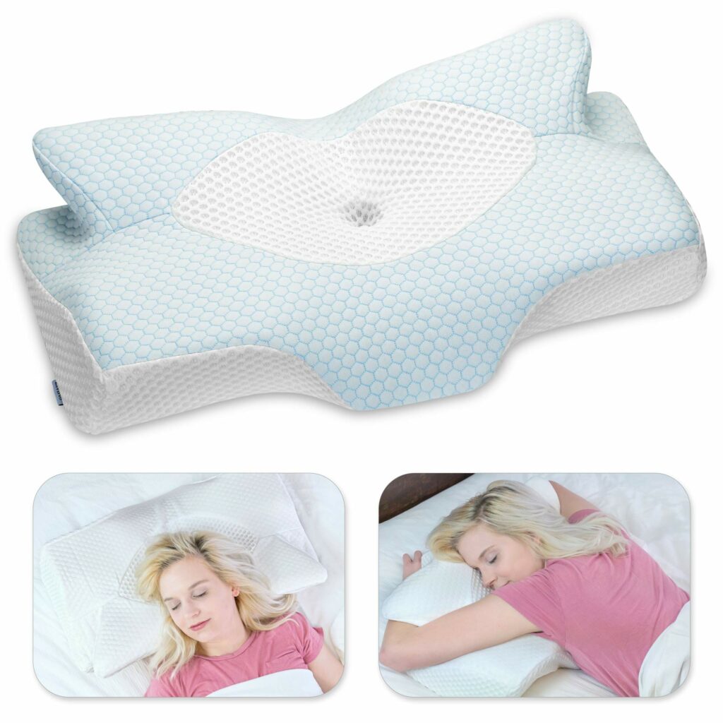Elviros Cervical Memory Foam Pillow