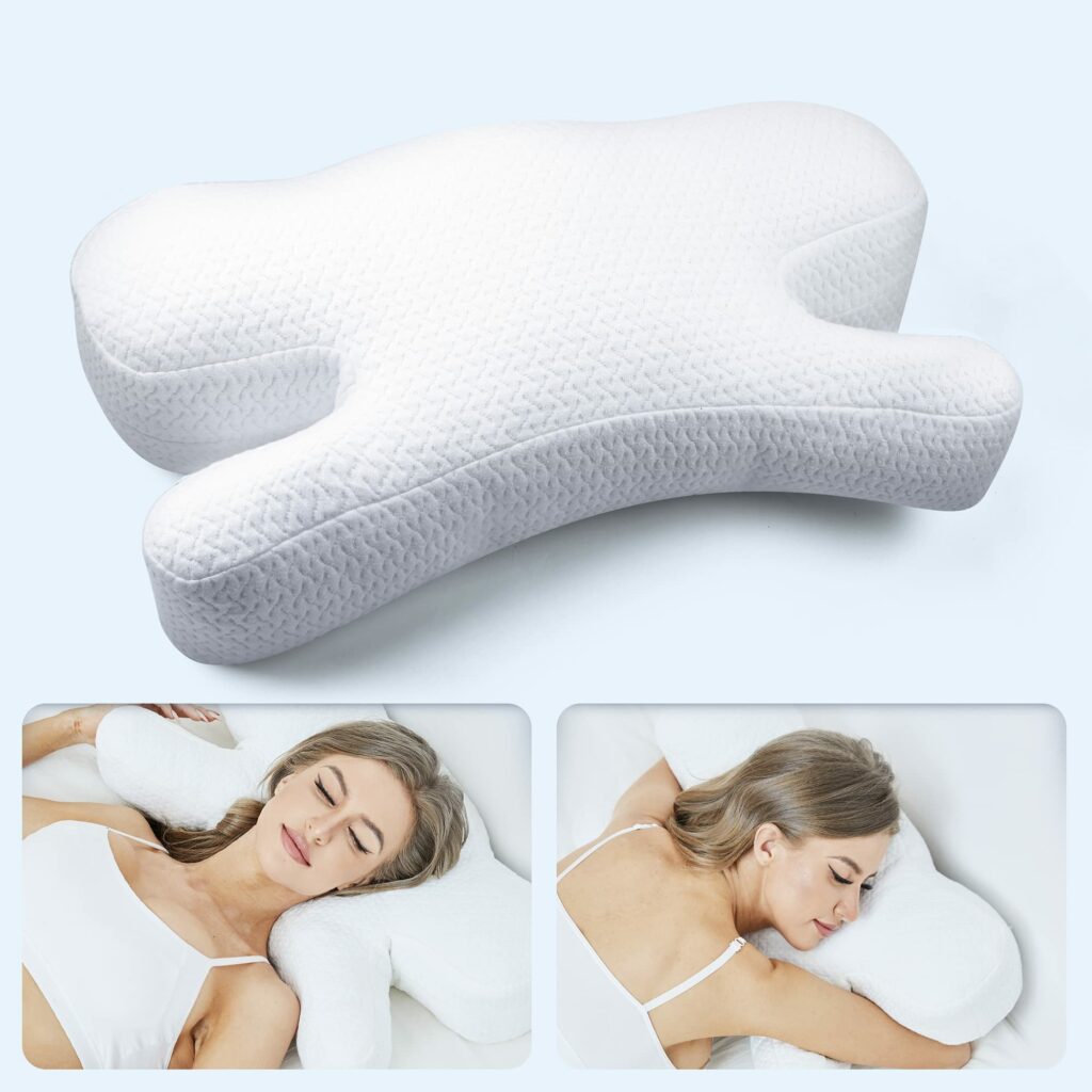 HooLaxify Anti Wrinkle Pillow for Stomach Sleepers