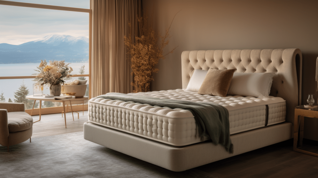 A plush mattress