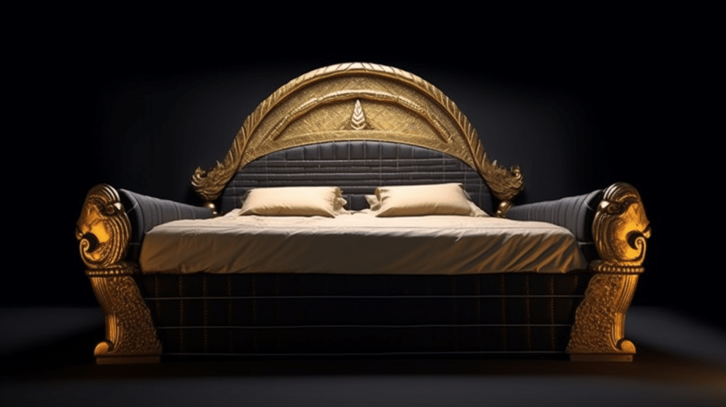 An old historic bed