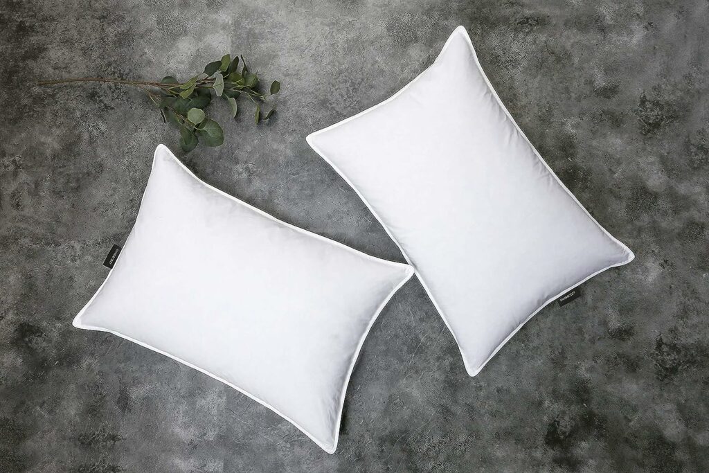 Feather pillows two pack